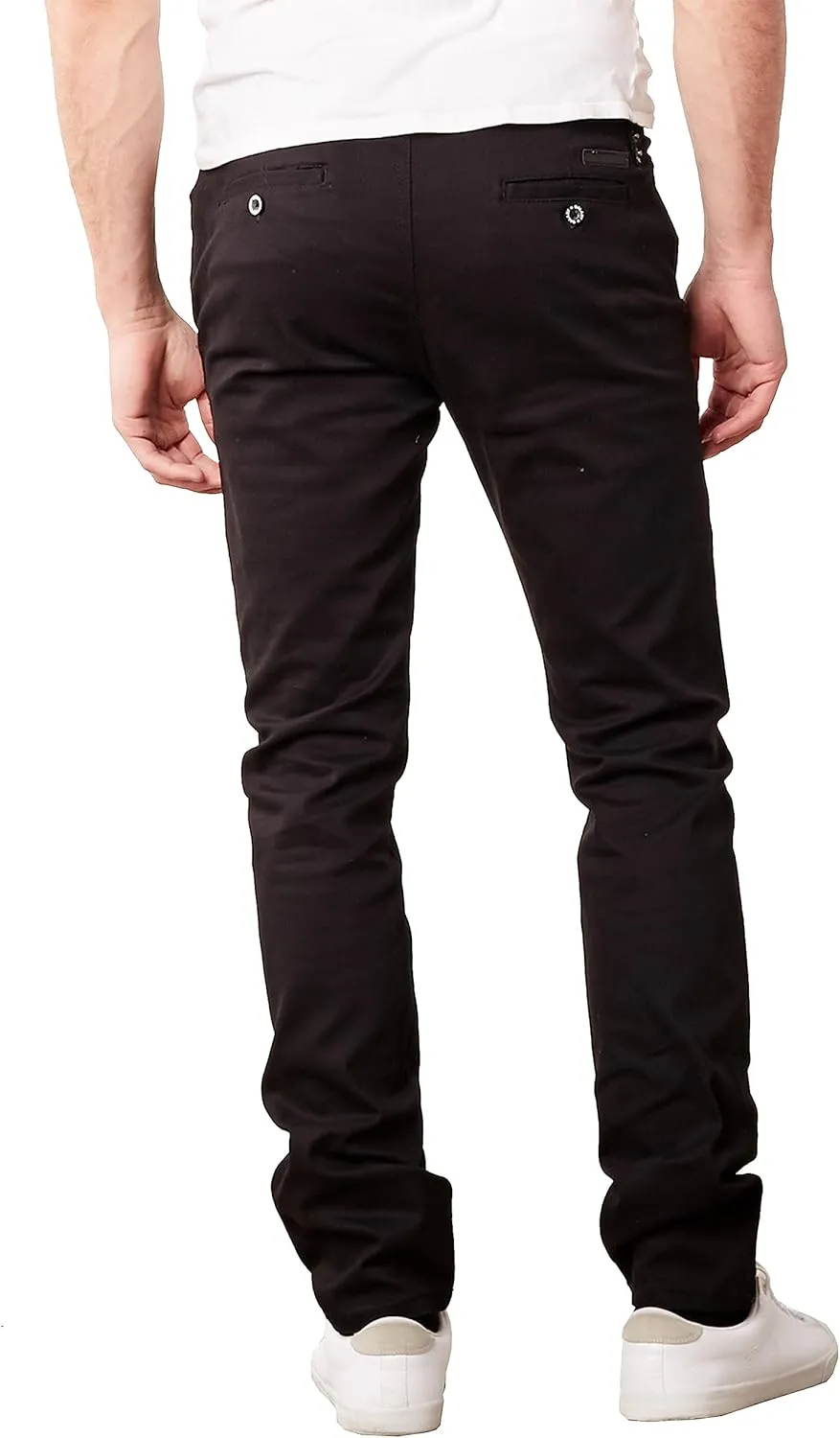 Galaxy by Harvic Mens Slim Fit Cotton Stretch Chino Pants
