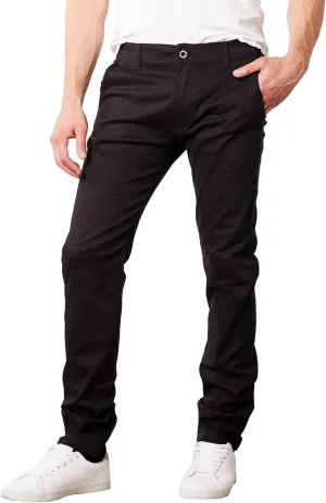 Galaxy by Harvic Mens Slim Fit Cotton Stretch Chino Pants
