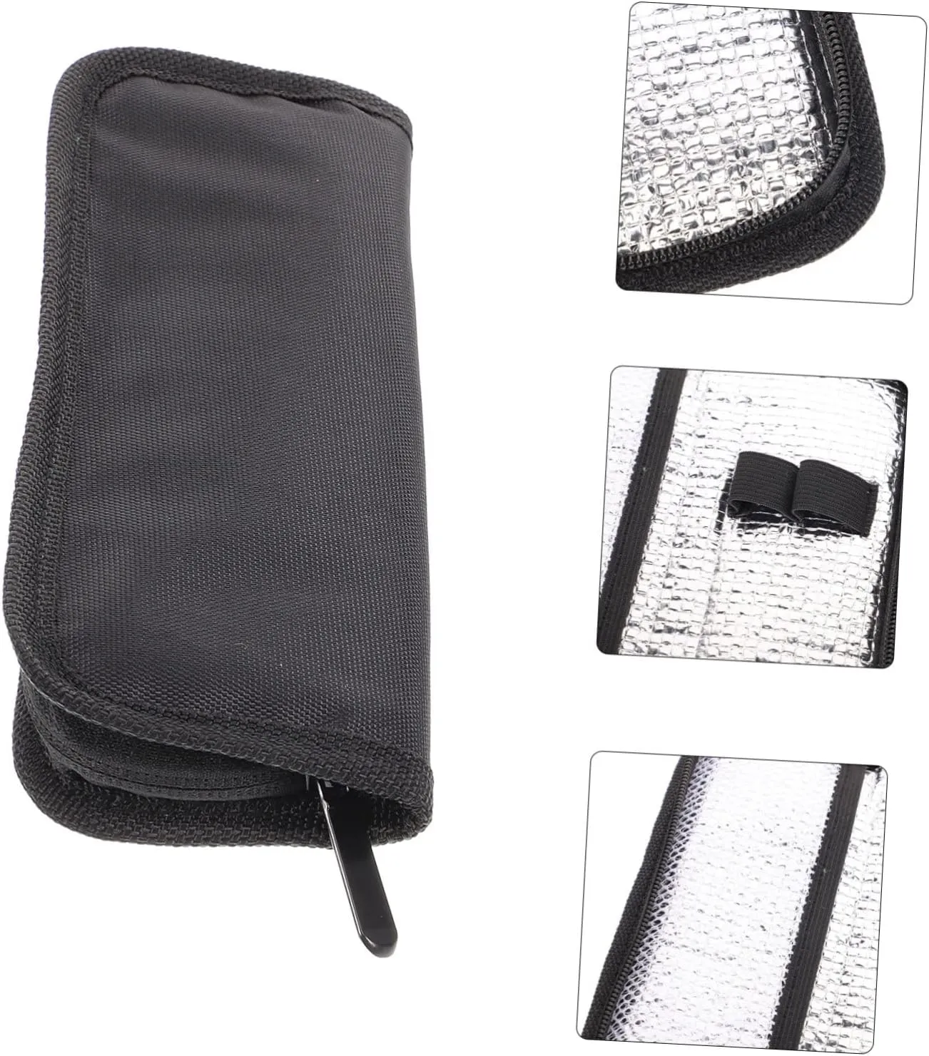 GALPADA Cooler Pack Armband Cooler Travel Kit Carry Bag Wide Mouth Tool Bag Insulated Bank Picky Charger Medication Travel Case Insulation Bags Oxford Cloth Black