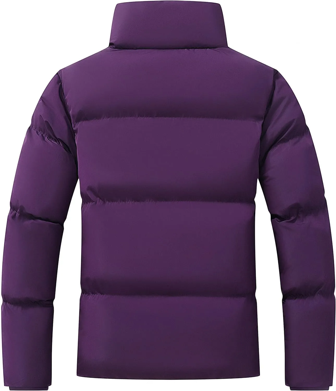 GIMECEN Women's Winter Coat Full-Zip Down Jacket Waterproof Puffer Coat Warm Parkas Long Sleeve Outerwear