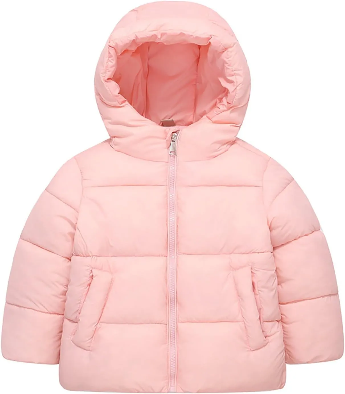 Girls Boys Down Cotton Padded Jackets Autumn Winter Kids Cotton Thicken Warm Coat Unisex Hooded 5t Jacket Girls Winter