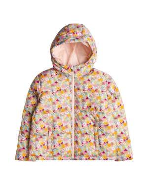 Girls Start Me Print Jacket in Fern Memories