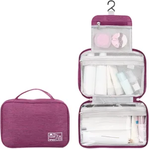 Hanging Travel Toiletry Bag for Men,10 X 6.5 Inch Makeup Bag Large,Foldable Portable Large Capacity Travel Bag for Toiletries,Waterproof Travel Cosmetic Bag,Travel Accessories