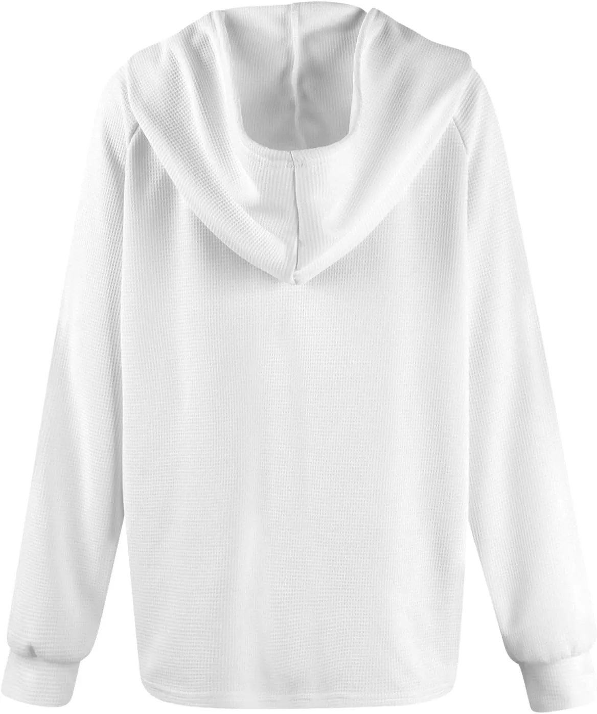 Hoodies For Women, Trendy V Neck Drawstring Long Sleeve Sweatshirts With Hood Comfy Streetwear Fall Pullover Tops