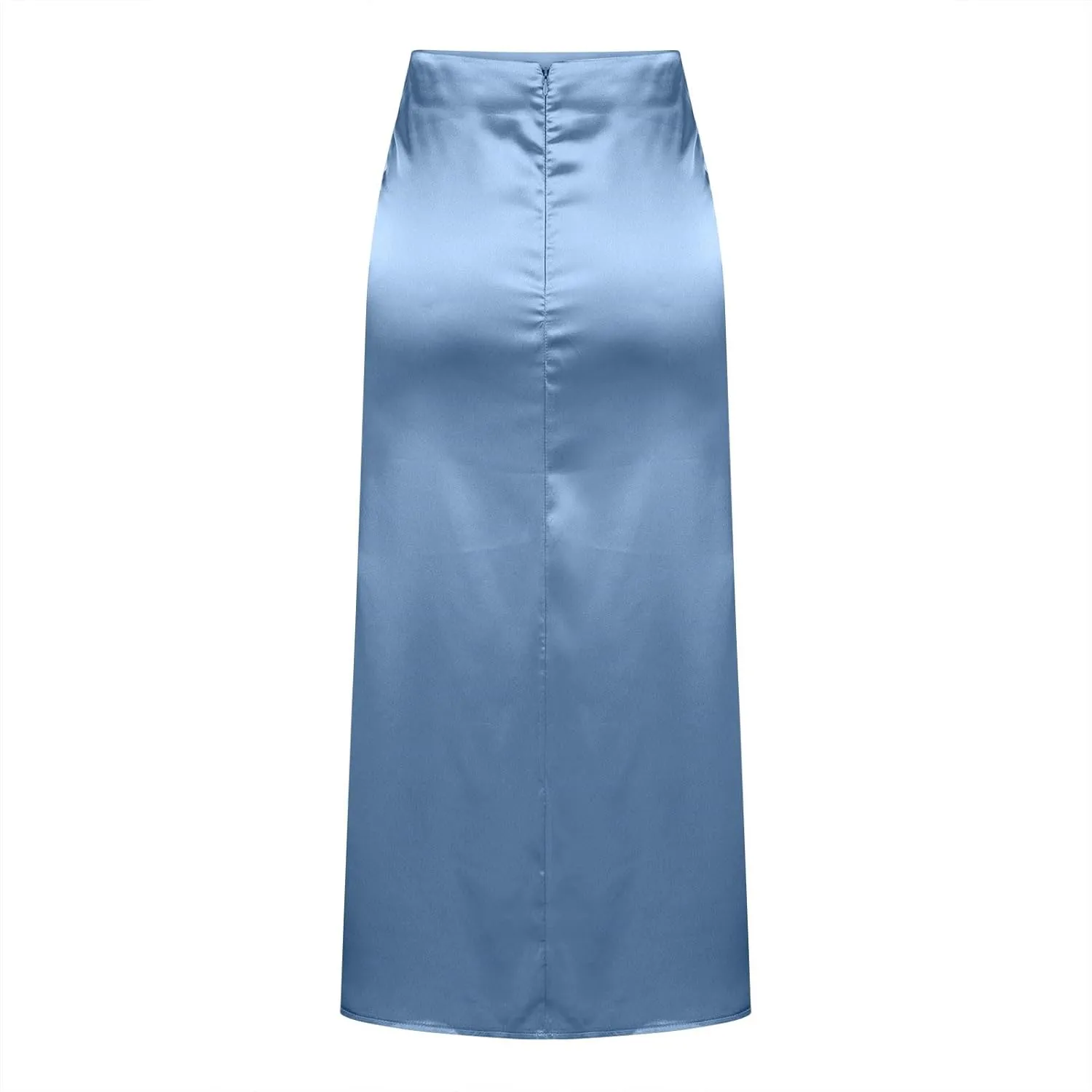 JOAU Women's Summer Skirt 2024 Satin Elegant High Waist Cocktail Party Wedding A-Line Midi Skirts Work Business Dressy Skirt