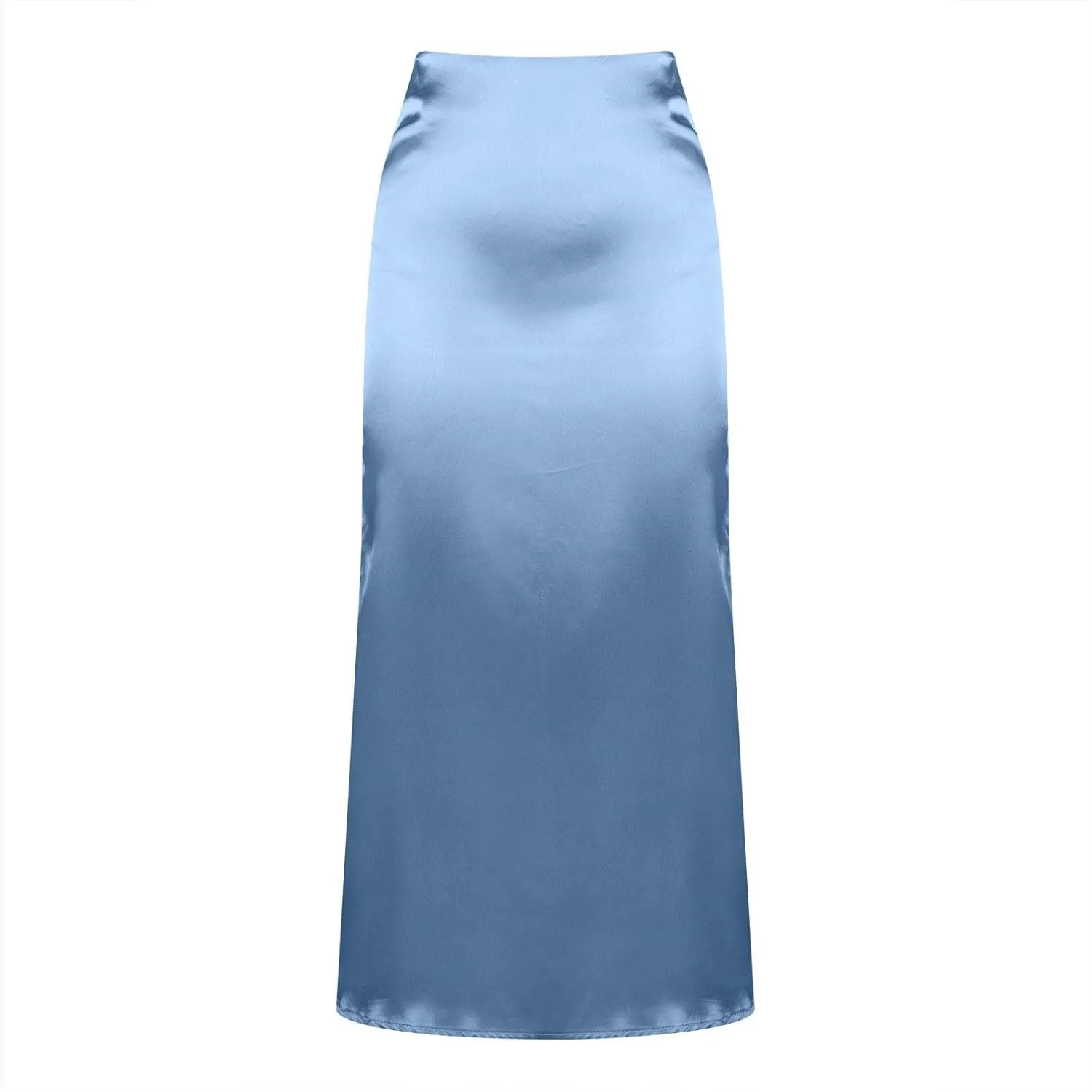 JOAU Women's Summer Skirt 2024 Satin Elegant High Waist Cocktail Party Wedding A-Line Midi Skirts Work Business Dressy Skirt