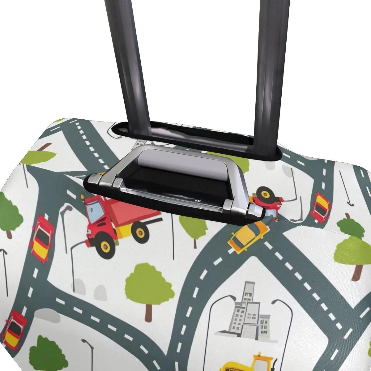 Joisal Cartoon Tractors Luggage Protector Covers Fit 18-32 Inch Luggage, Suitcase Accessories