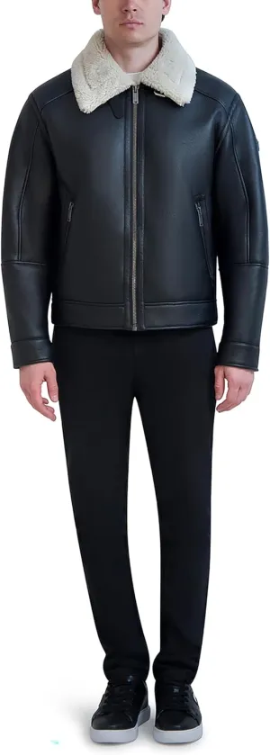 Karl Lagerfeld Paris Men's Short Puffer Jacket