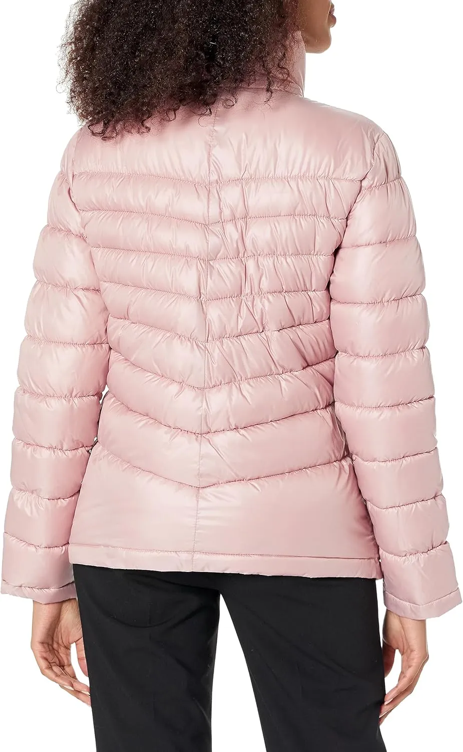 Kenneth Cole Women's Solid Hooded Puffer Jacket