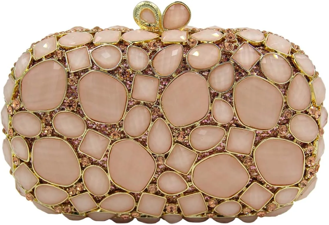 Ladies Evening-Bag Chain Rhinestone Wedding Clutch-Purse Luxury-Handbag