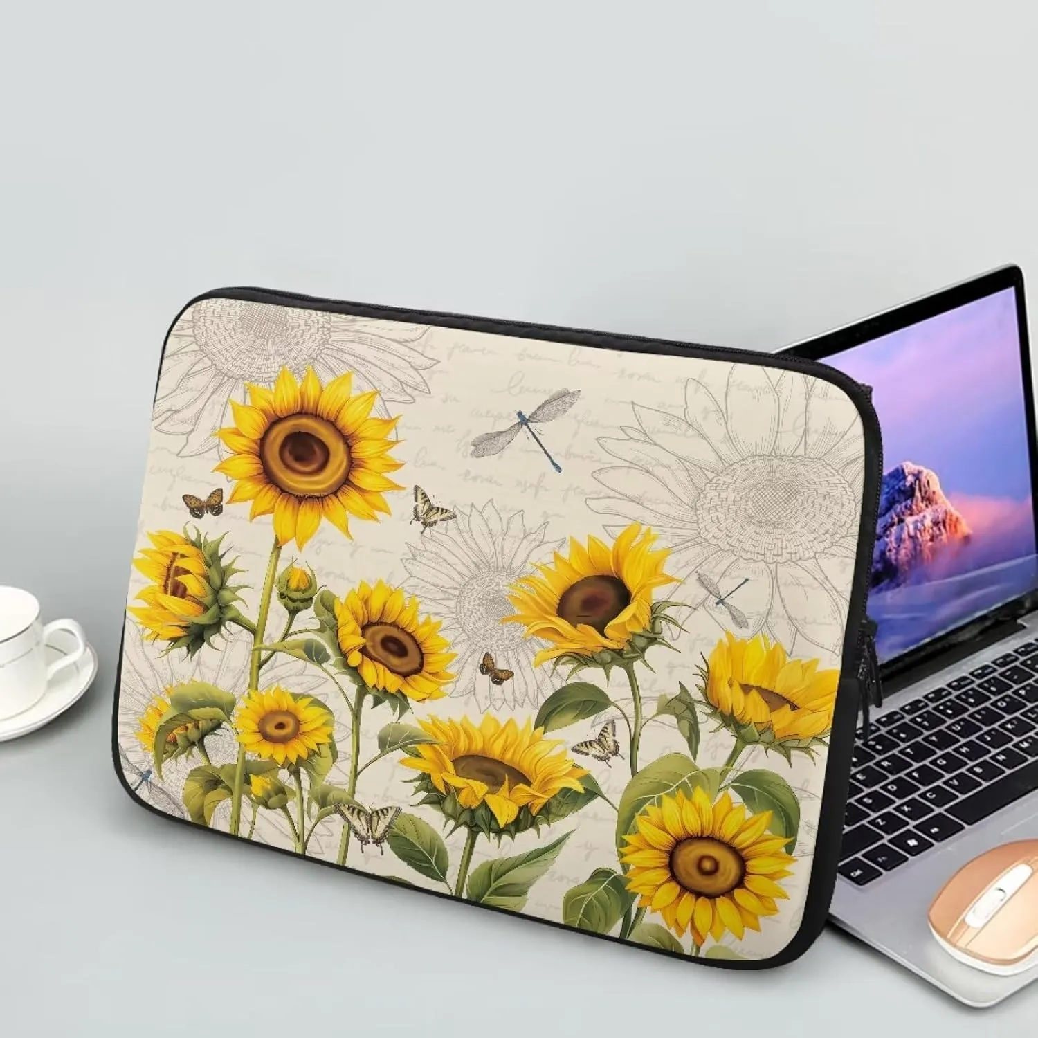 Laptop Bag, Casual Business Briefcases Waterproof Computer Bag Porable Handbag Office Work Accessories