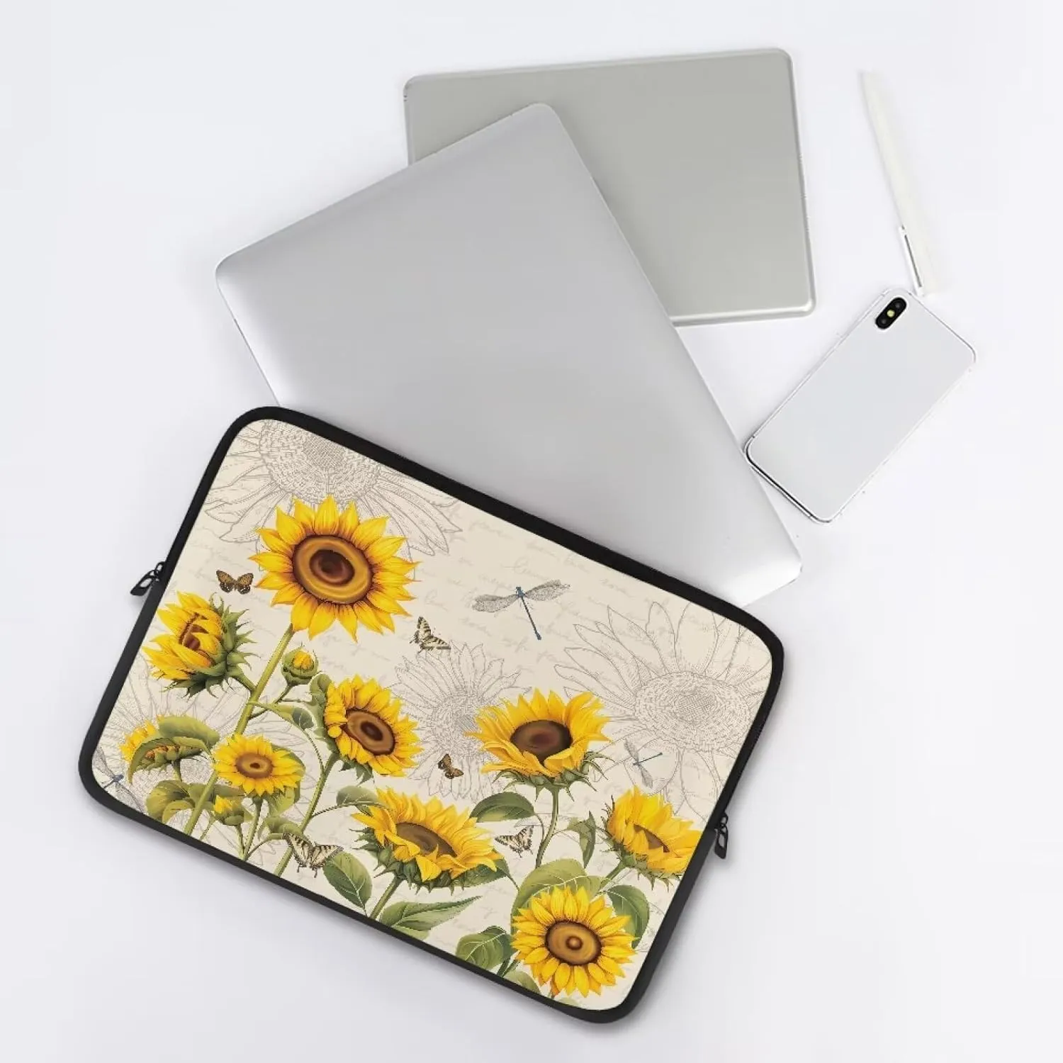 Laptop Bag, Casual Business Briefcases Waterproof Computer Bag Porable Handbag Office Work Accessories