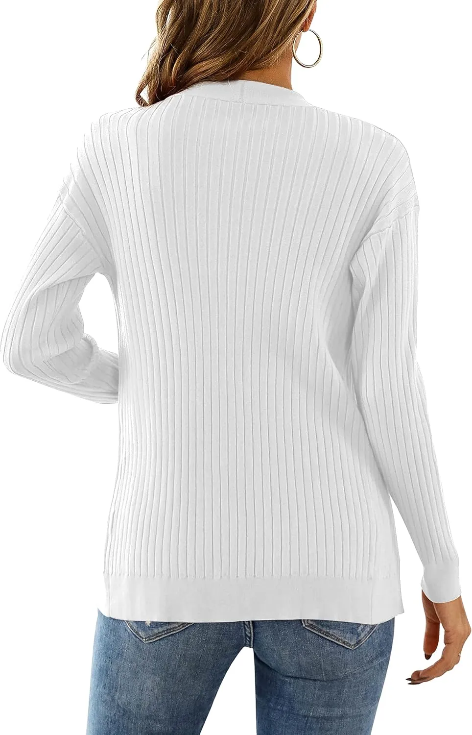 LIENRIDY Women's Knit Cardigan Long Sleeve Button Down Sweater Lightweight Cardigans, S-XL