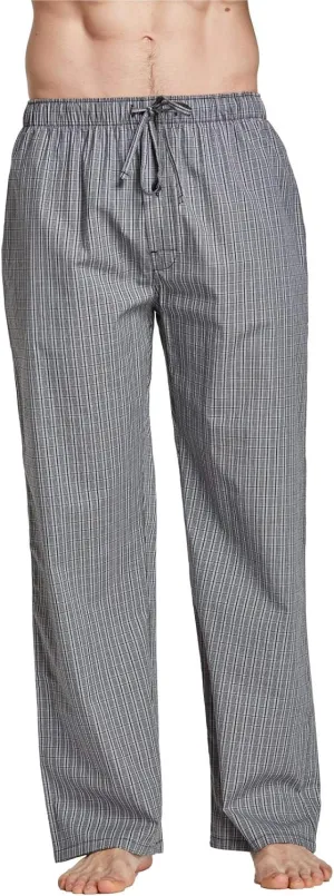 Mens 100% Cotton Pajama Pants Sleep Lounge Pajamas for Men Woven pj Pants