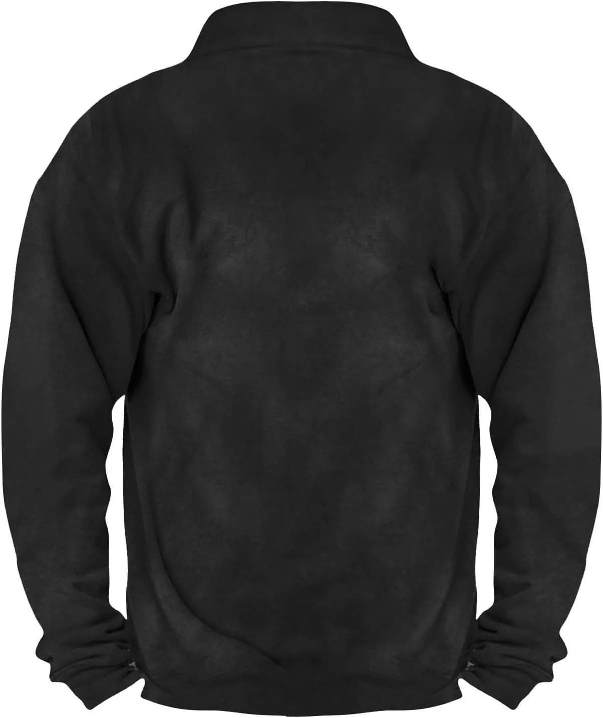 Men's Autumn Winter Sweatshirt Plush Stand Collar Tops Half Zipper Patchwork Pullover Fashion Casual Long Sleeve Top