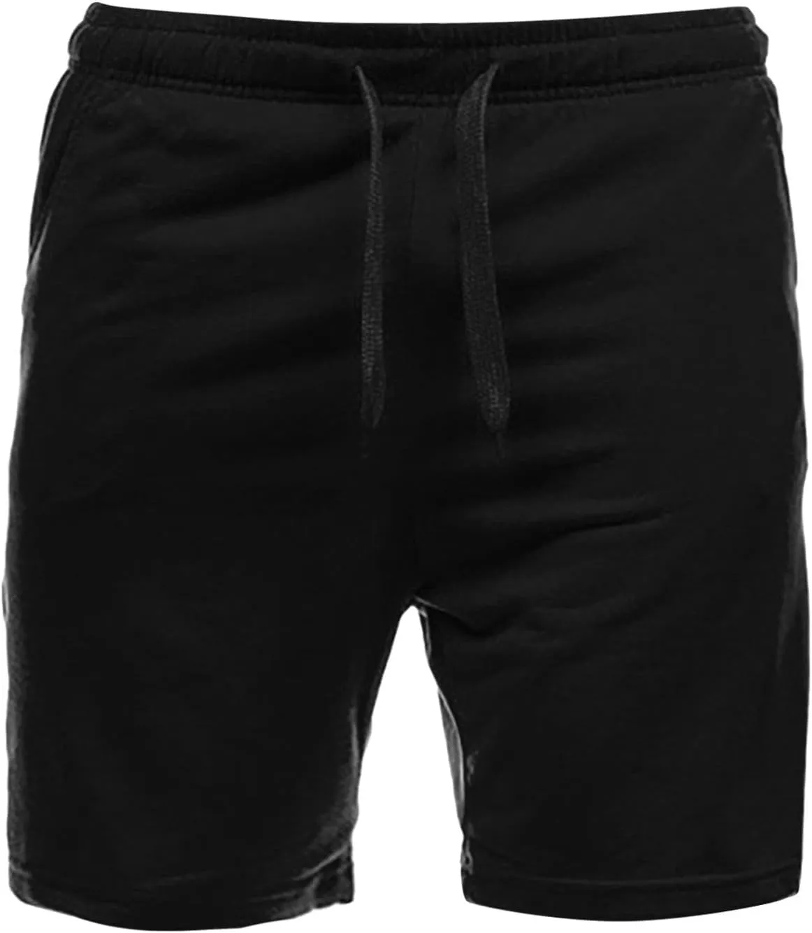 Mens Baggy Cargo Pants, Elastic Waist Drawstring Casual Classic Summer Shorts Pockets Loose Beach Shorts Plus Size
