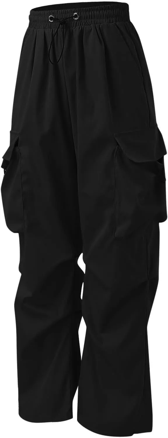 Mens Cargo Combat Work Pant Running Workout Jogger Fashion Lightweight Sweat Pants Loose Straight Leg Pants