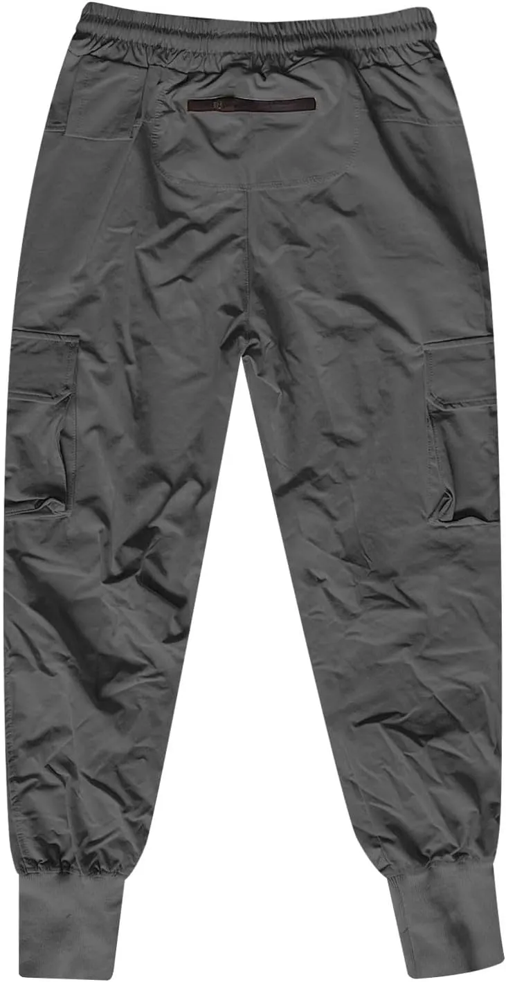 Men's Casual Pants Fitness Elastic Running Training Leg Drawstring Sweatpants