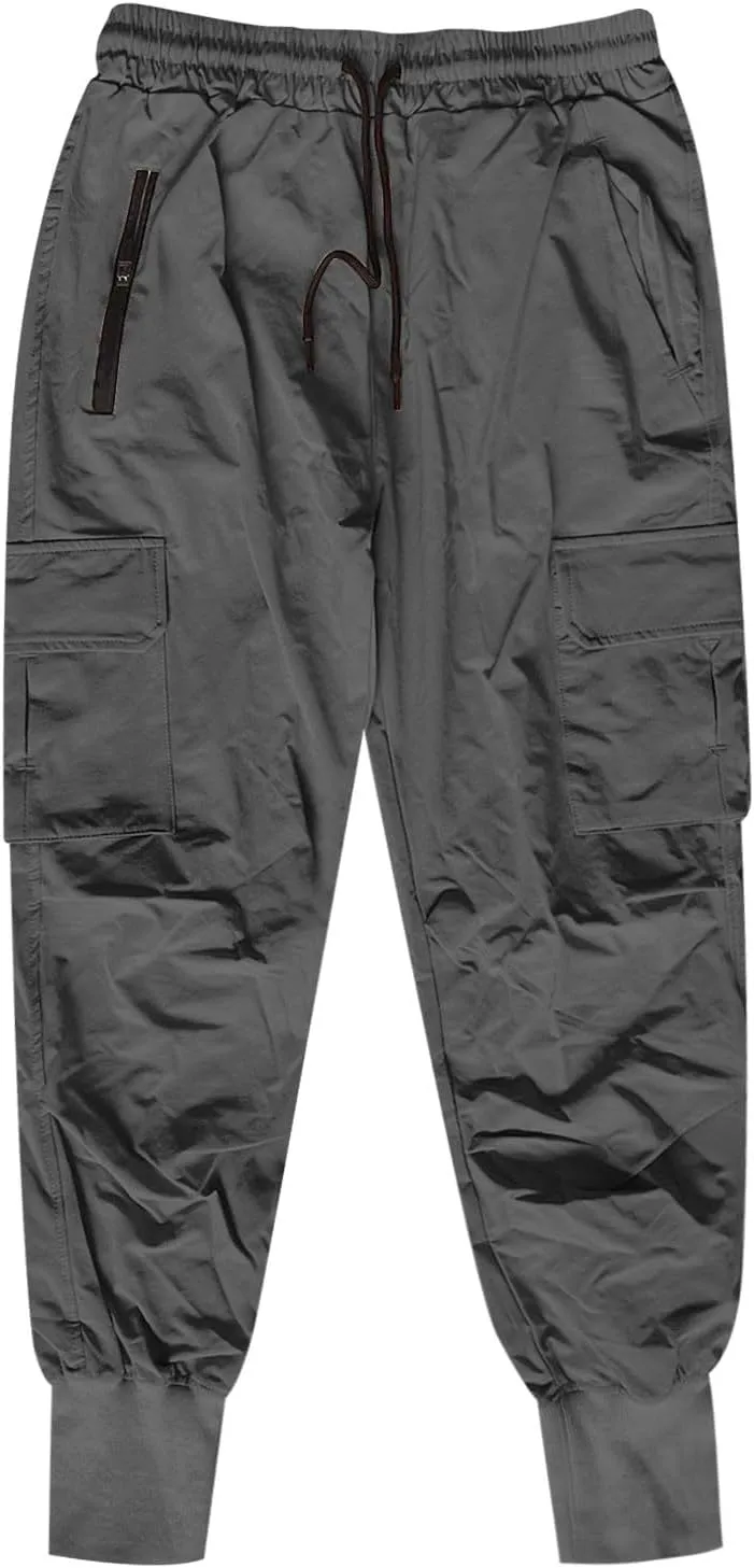 Men's Casual Pants Fitness Elastic Running Training Leg Drawstring Sweatpants