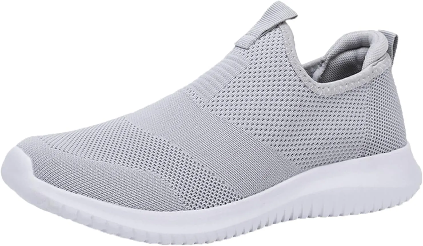 Men's Casual Shoe Fashion Spring and Summer Men Sports Shoes Flat Bottom Lightweight Fly Woven Mesh Breathable Slip On