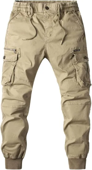 Men's Fleece Jogger Men's Drawstring Sweatpants Drawstring Long Pants Solid Color Vintage Slim Men's Casual Slim
