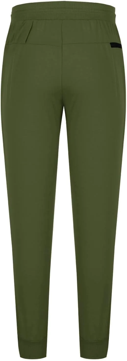 Mens Sweatpants Joggers Lightweight Elastic Waist Drawstring Athletic Gym Workout Hiking Trouser Casual Tapered Pants