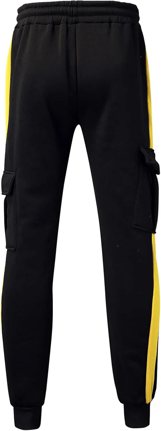 Mens Sweatpants with Pockets Big and Tall Men Jogger Mens Tactical Work Pants Sweatpants for Workout Running Training
