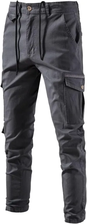 Mens Sweatpants with Pockets Big and Tall Men's Casual Jogger Drawstring Workout Mens Cargo Pants Lightweight Trousers
