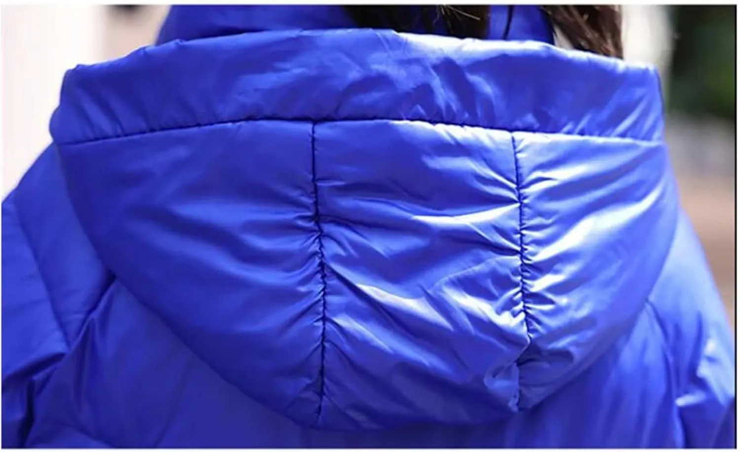 Mnjyihy Women Glossy Down Cotton Coat Winter Warm Down Jacket Parkas Thick Warm Cotton-Padded Coat Outwear