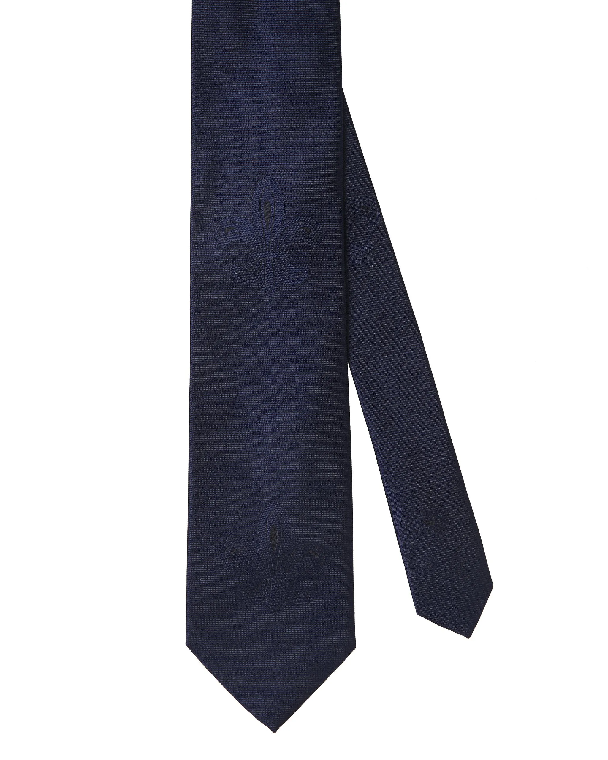 Monochrome Fleur De Lys Ties