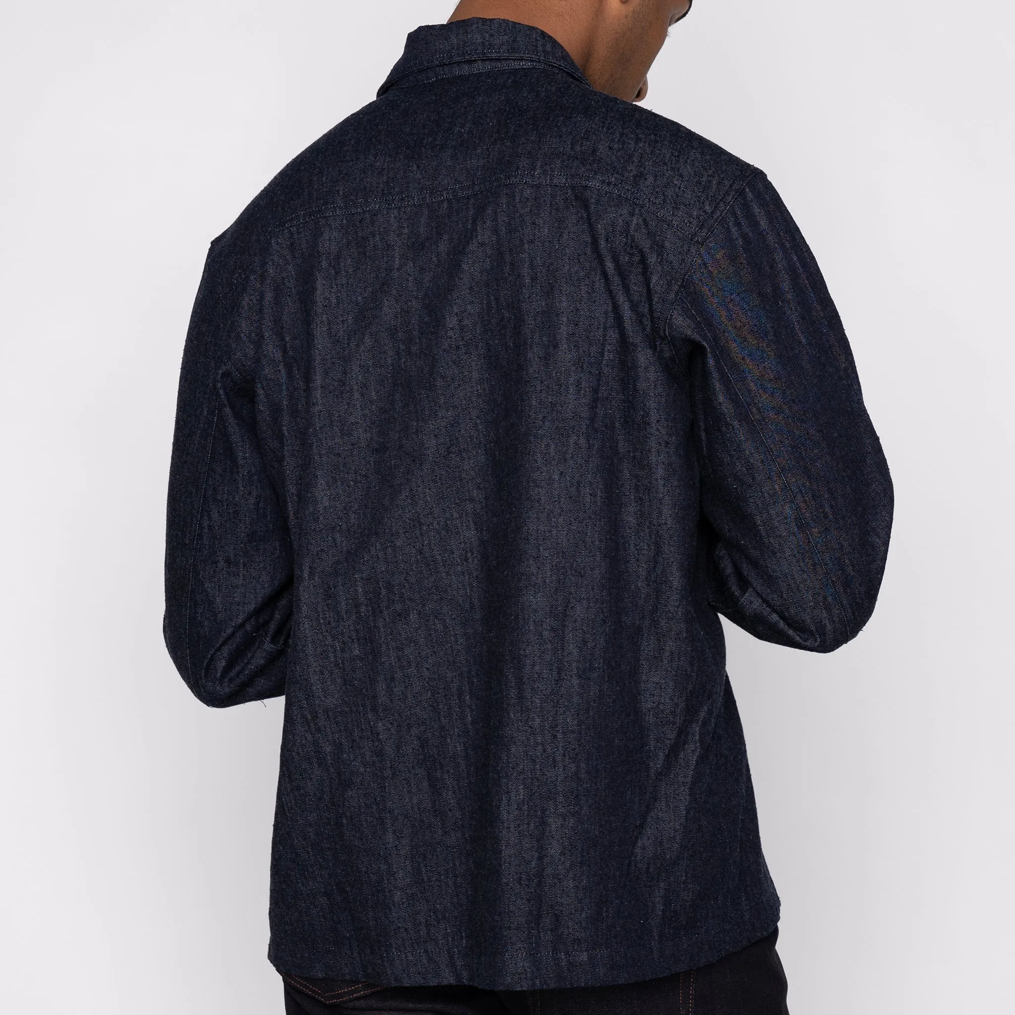 Over Shirt - Slub Nep Rinsed Denim