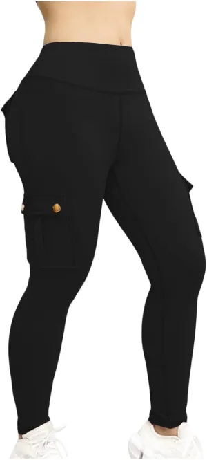 Pants for Women Summer Elastic High Waist Athletic Pants Comfy Casual Workout Trousers with Multiple Pockets 2025