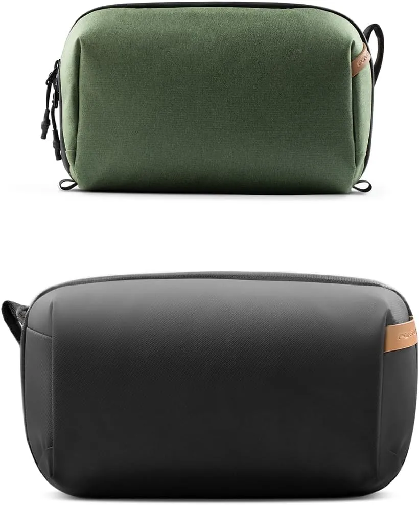PGYTECH Wash Pouch Toiletry Bag Green Tech Accessories Pouch Electronics Organizer Bag Black