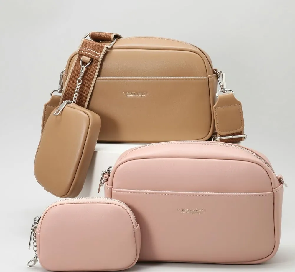 Pure Color Bag for Women Bag with Coin Purse Stylish Shoulder Bag Crossbody Bags for Women leather Shoulder bag Satchel