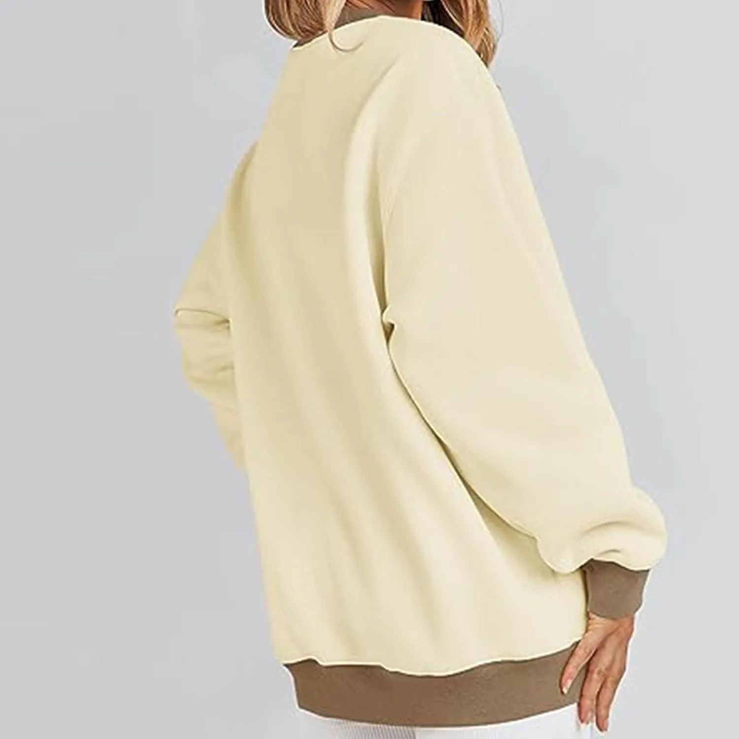 Remember Your Why Sweatshirt for Women Casual Long Sleeve Oversized Tops Trendy Crewneck Pullover Classic Solid Comfy Blouse
