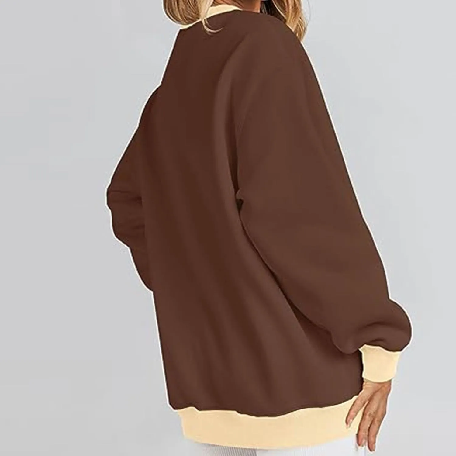 Remember Your Why Sweatshirt for Women Casual Long Sleeve Oversized Tops Trendy Crewneck Pullover Classic Solid Comfy Blouse