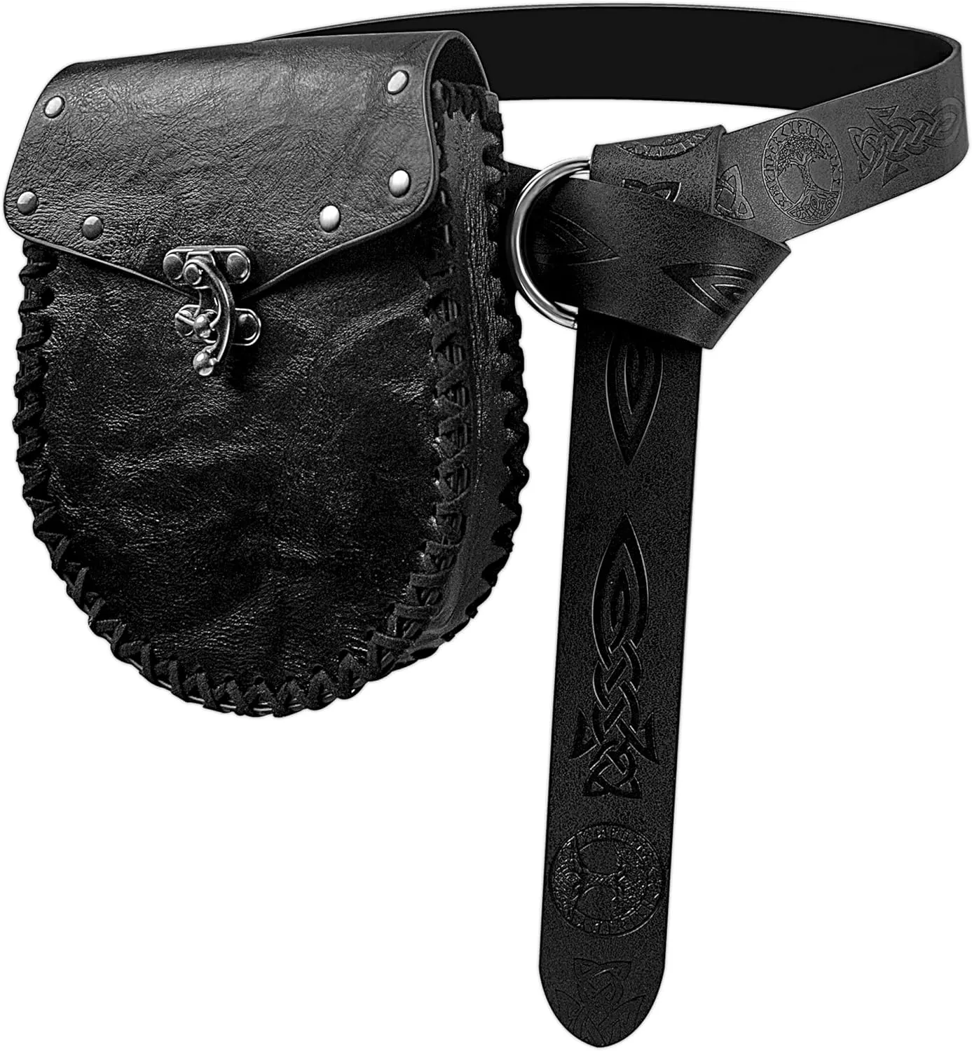 Renaissance Belt Pouch Waist Bag Pouch Skirt Hike Medieval Bag Ren Faire Costume Accessories for Cosplay Halloween