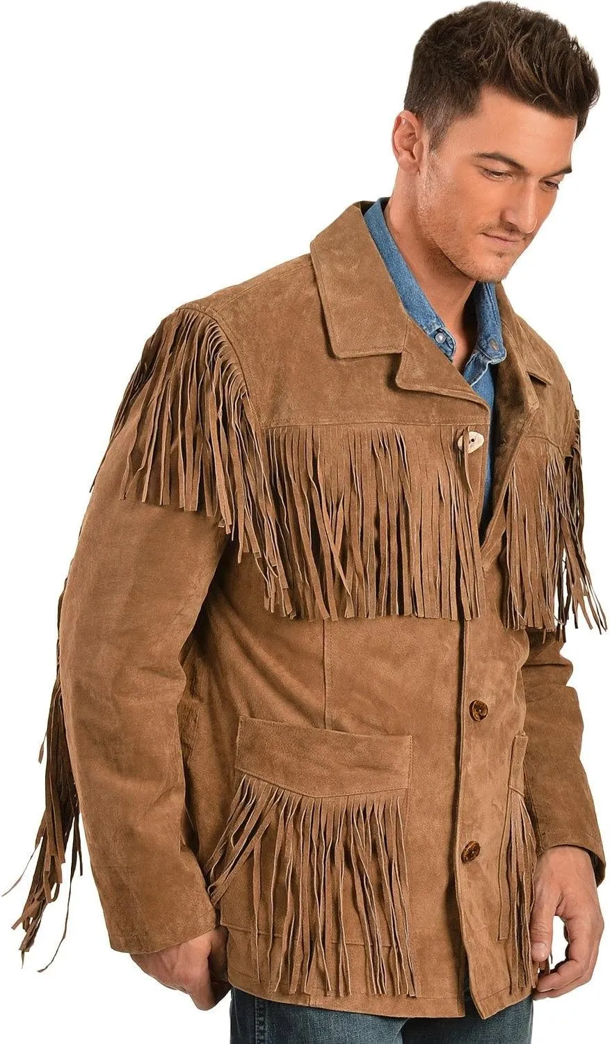 Scully Men's Suede Fringe Jacket - 86-81