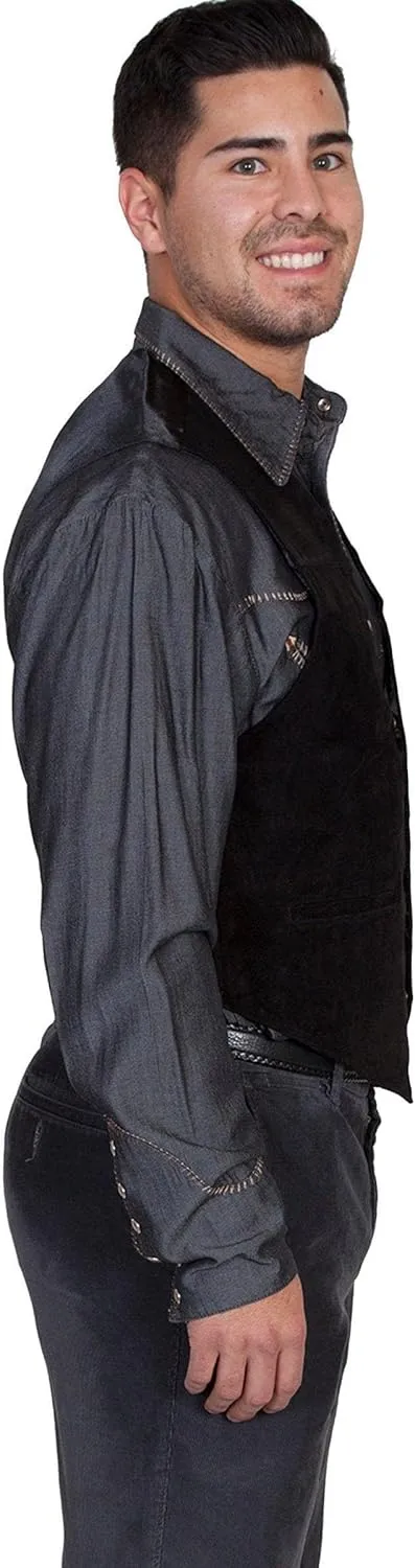Scully mens Suede Leather Western
