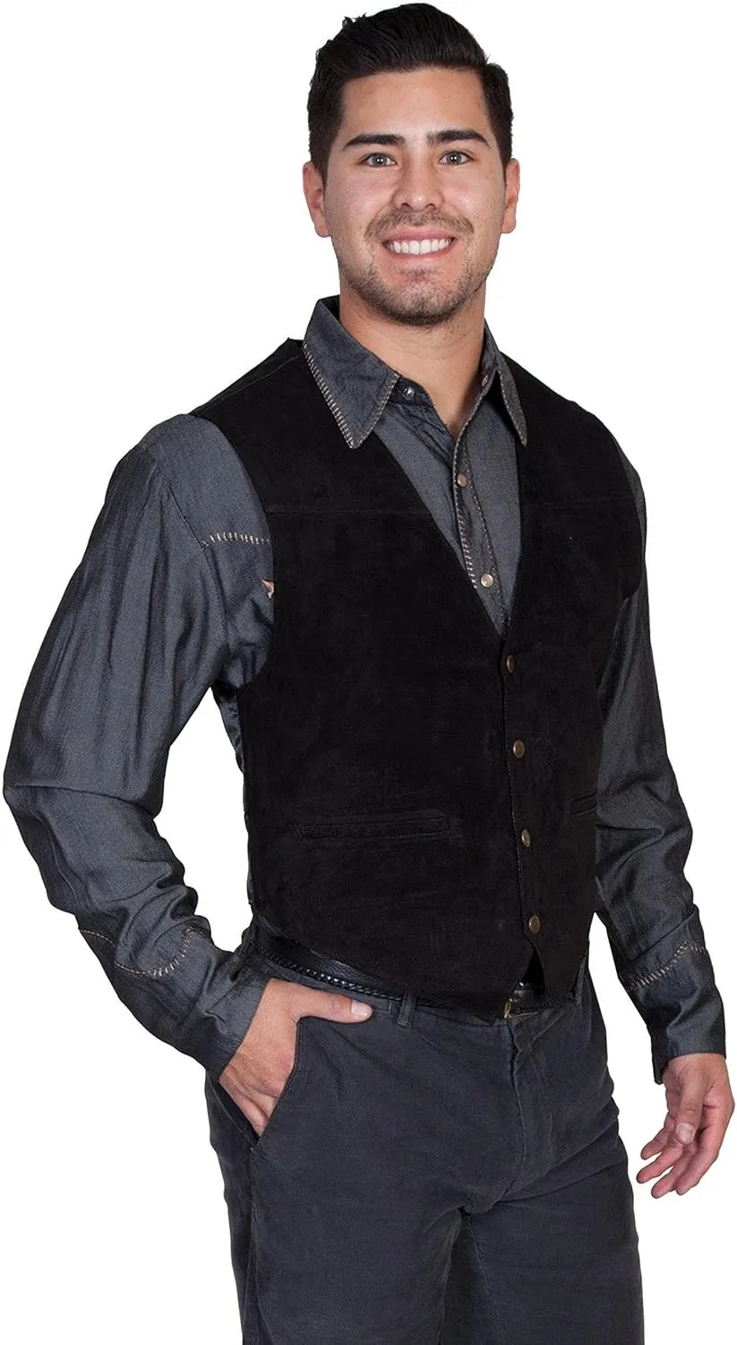 Scully mens Suede Leather Western