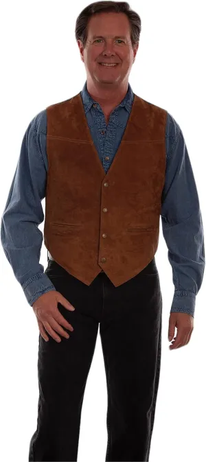 Scully mens Suede Leather Western