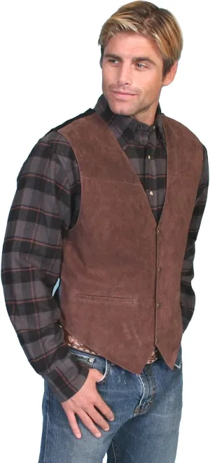 Scully mens Suede Leather Western