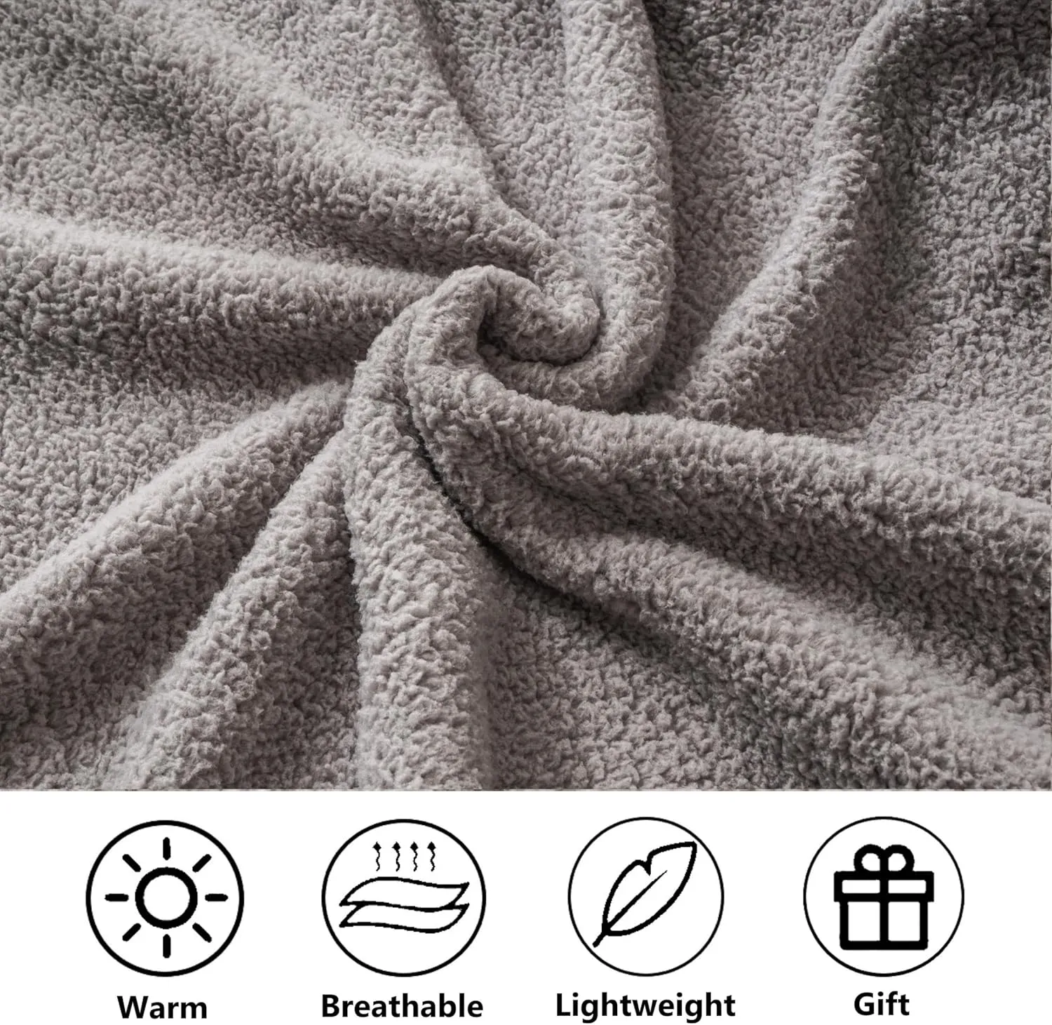 Sherpa Wearable Blanket Hoodie Gifts for Women, Cozy Warm Oversized Hoodie Blanket Sweater with Pockets for Adults