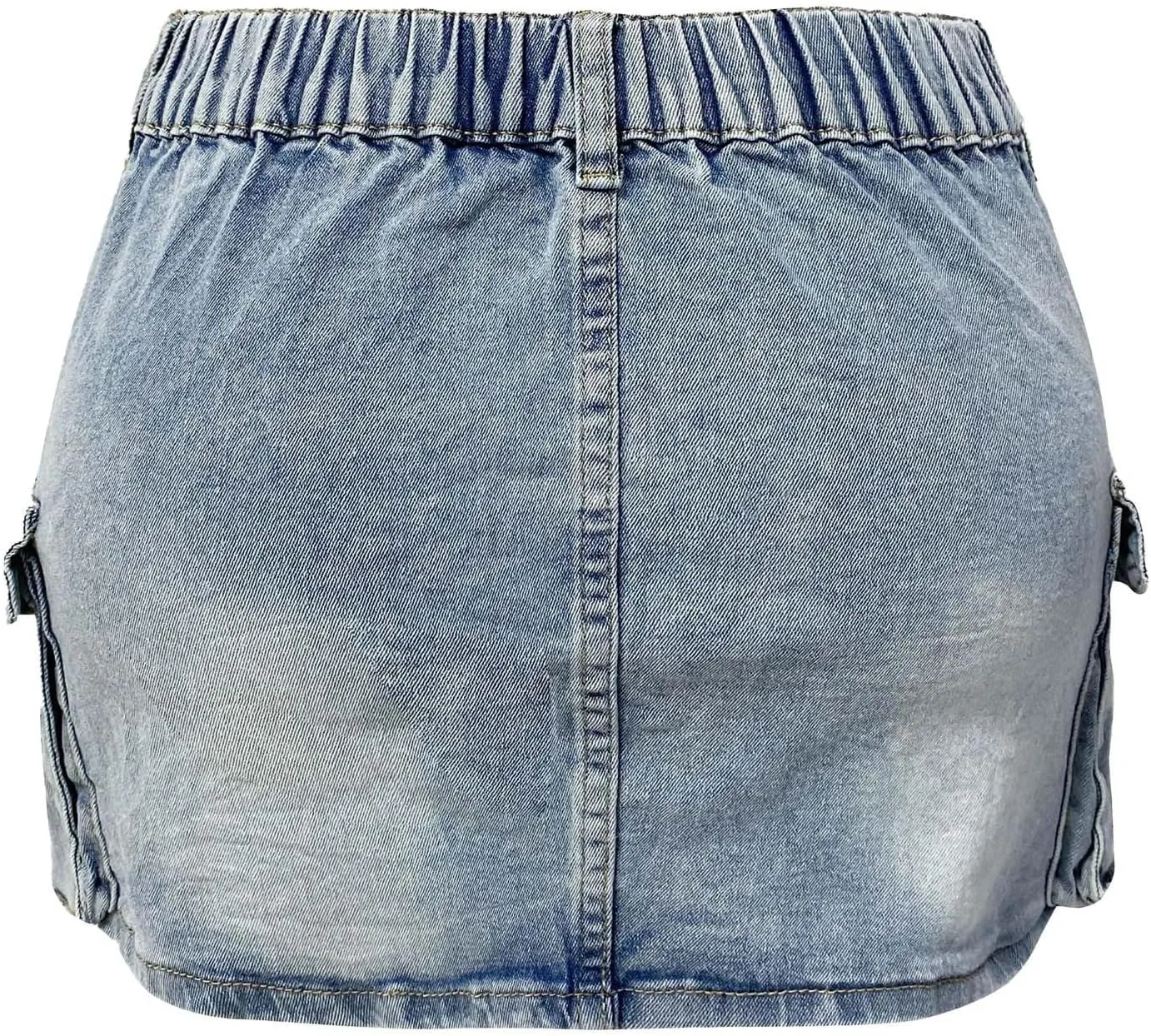 Skirts for Women Winter Fall Faux Denim Mini Short Western A Line Plain Skirts Women 2025 Y2K