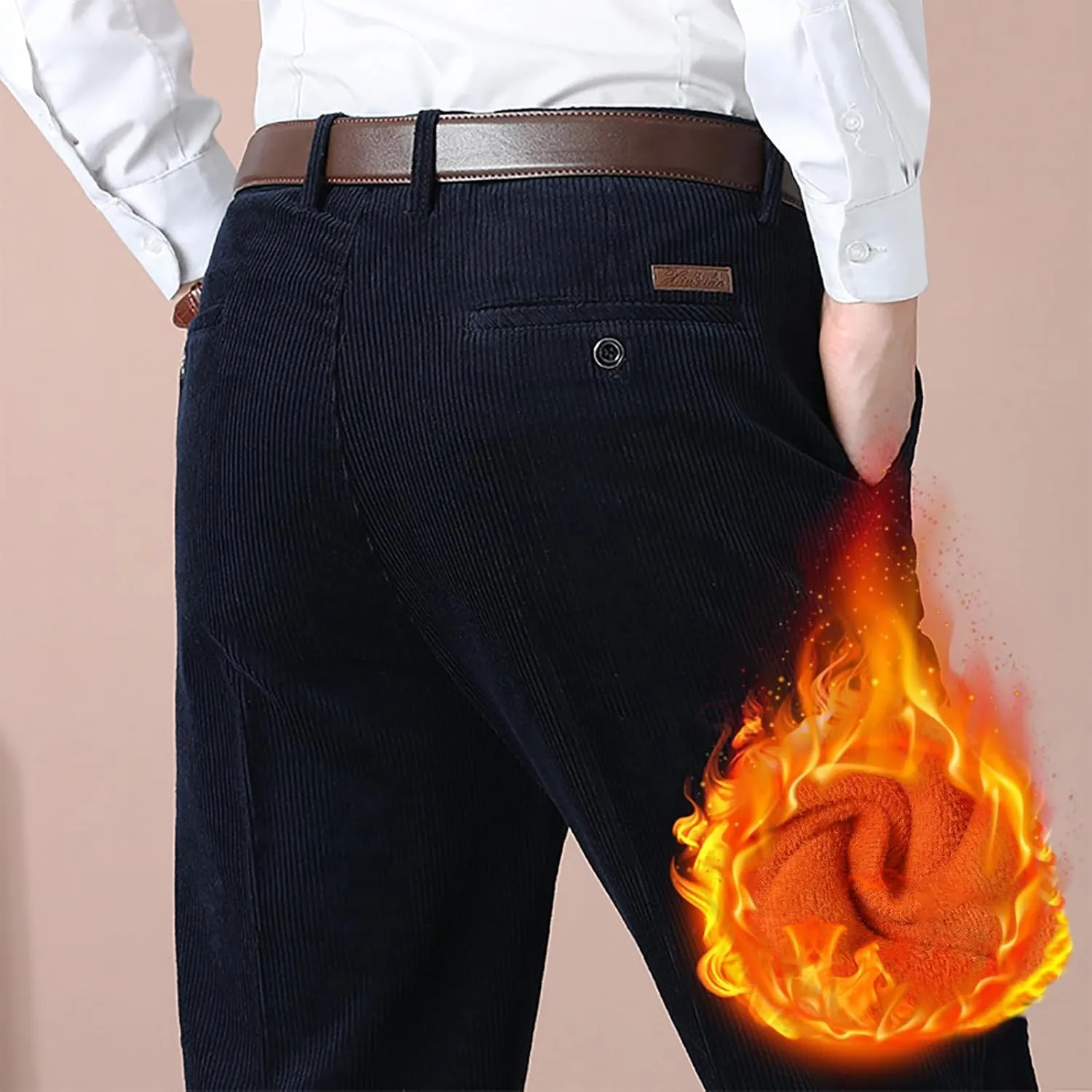 Slim Fit Business Casual Dress Pants for Men Fashion Soft Dress Pants Classic Straight Regular Fit Work Pants for Men