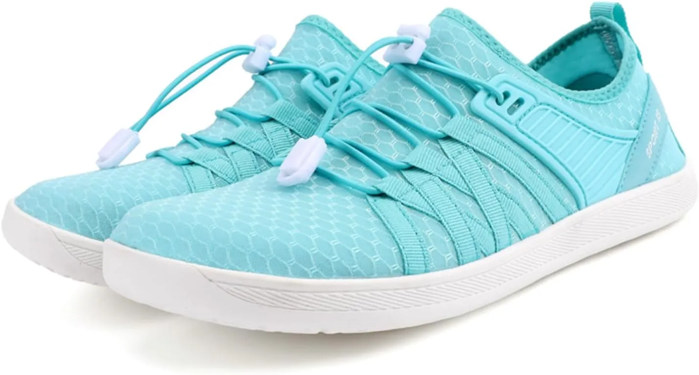 Slip on Walking Shoes for Women Comfy Knitted Non Slip Vintage Wide Running Shoes Breathable Gym Workout Shoes Fashion Lace Up Sneakers