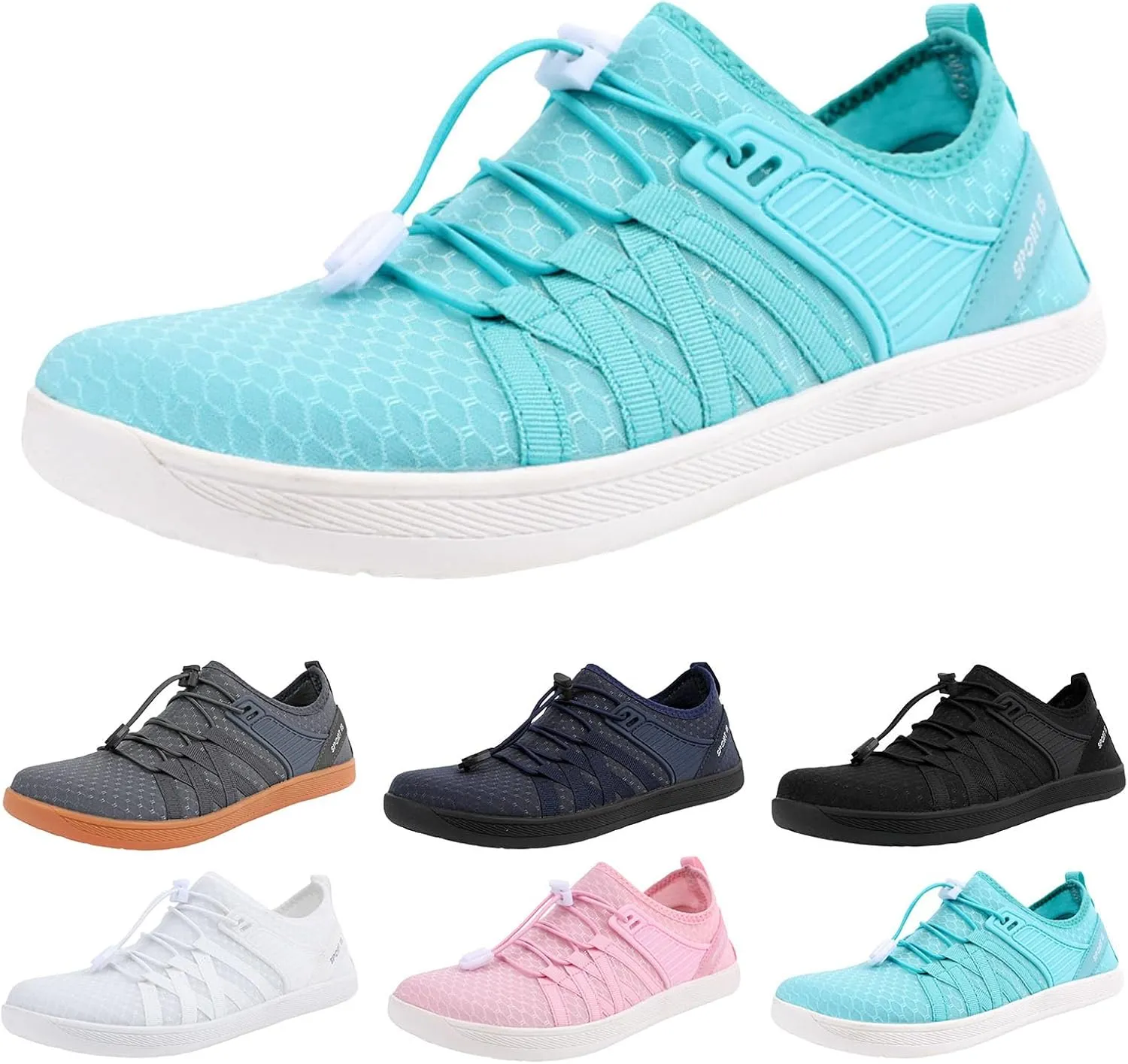 Slip on Walking Shoes for Women Comfy Knitted Non Slip Vintage Wide Running Shoes Breathable Gym Workout Shoes Fashion Lace Up Sneakers