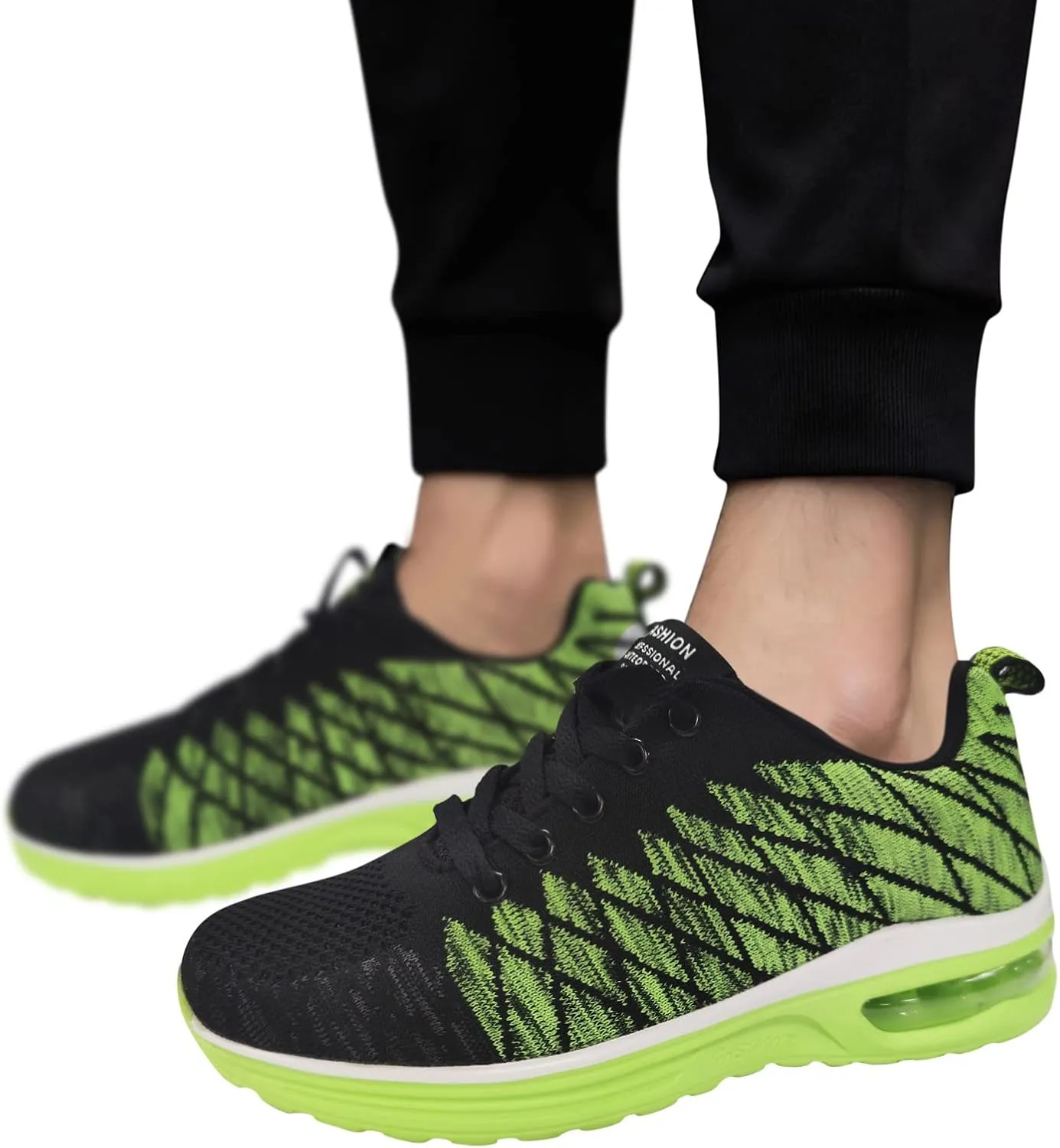 Slip on Walking Shoes Men Comfort Memory Foam Breathable Mesh Fashion Sneakers Non Slip Travel Jogging Workout Tennis Shoes Wide Width
