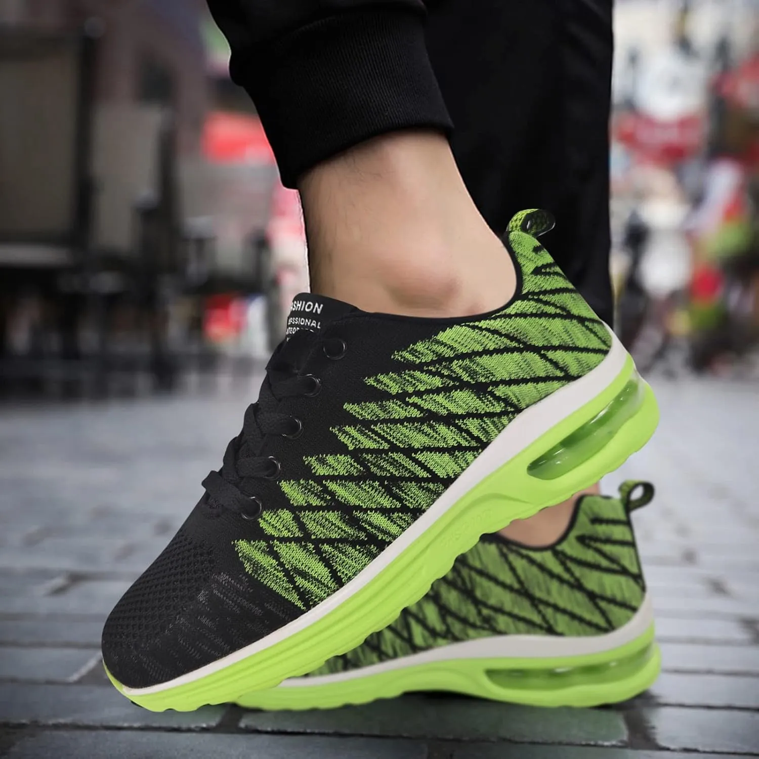 Slip on Walking Shoes Men Comfort Memory Foam Breathable Mesh Fashion Sneakers Non Slip Travel Jogging Workout Tennis Shoes Wide Width