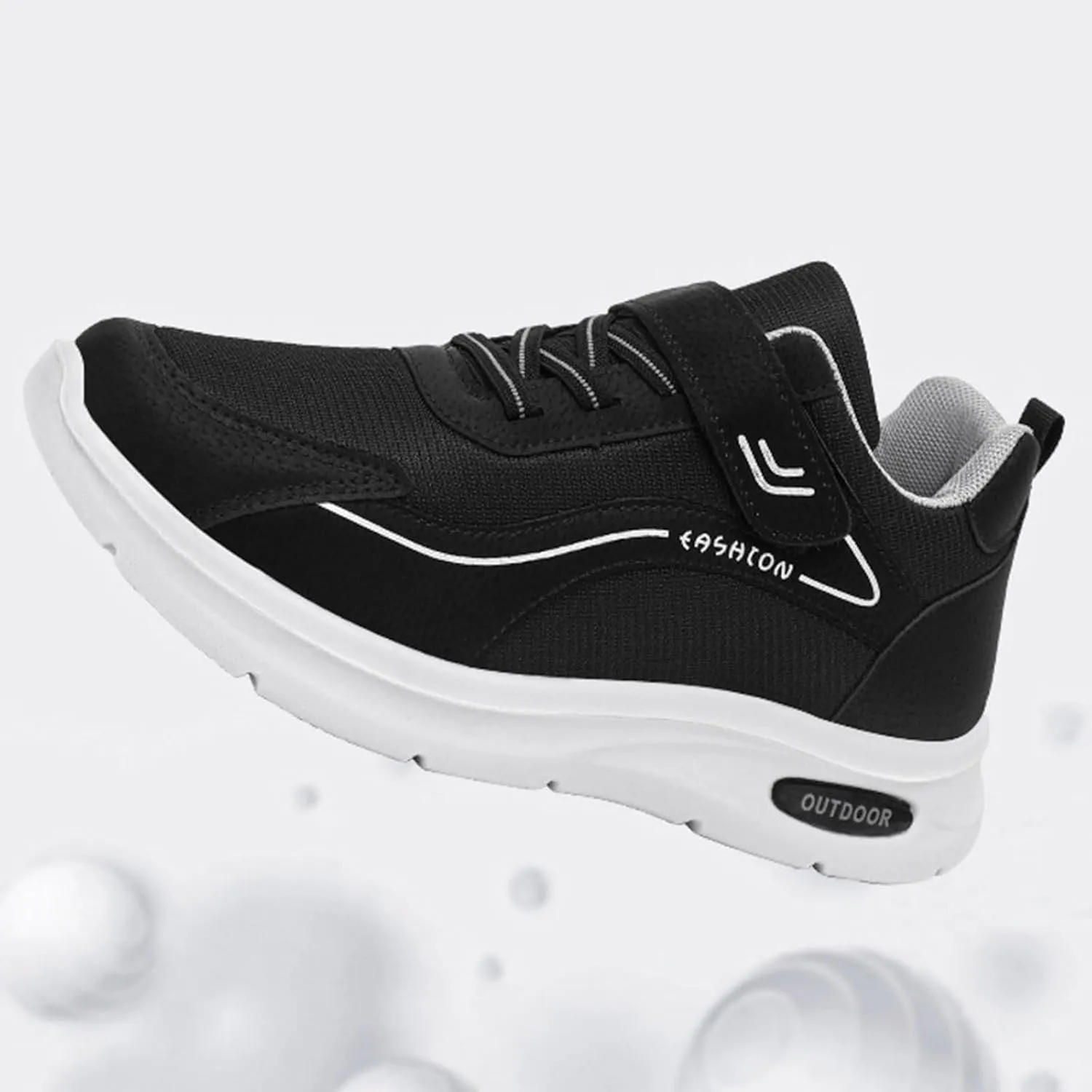 Slip on Walking Shoes Women Comfy Knitted Non Slip Running Shoes Wide Width Breathable Mesh Sports Workout Tennis Shoes Fashion Lace Up Sneakers